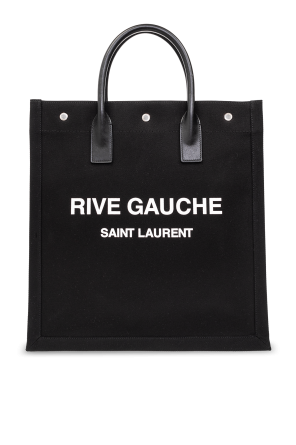 【関税&送料込】Saint Laurent Black Canvas Rive Gauche Shopp saint-laurent-saint-laurent-